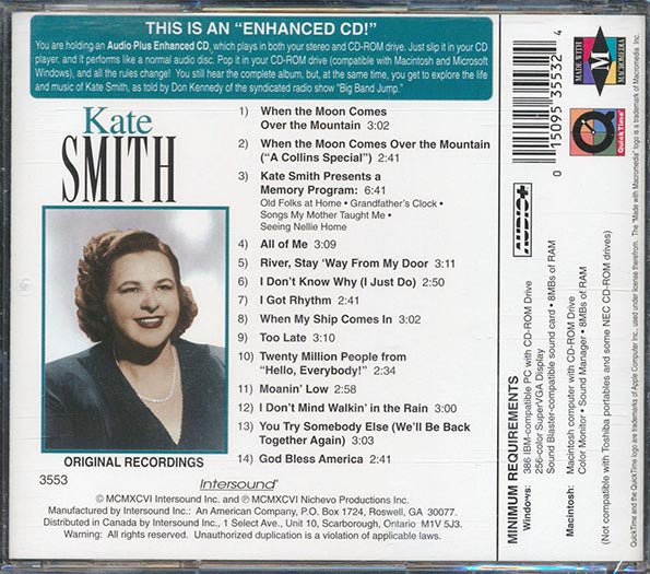 Kate Smith - Kate Smith: Original Recordings (CD)