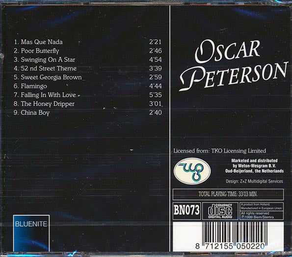 Oscar Peterson - Swinging On A Star (CD)