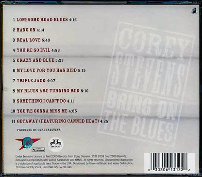 Corey Stevens - Bring On The Blues (CD)