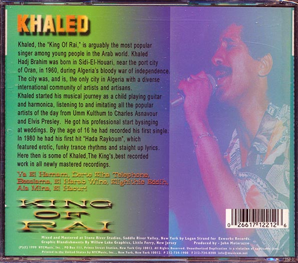 Khaled - King Of Rai (CD)