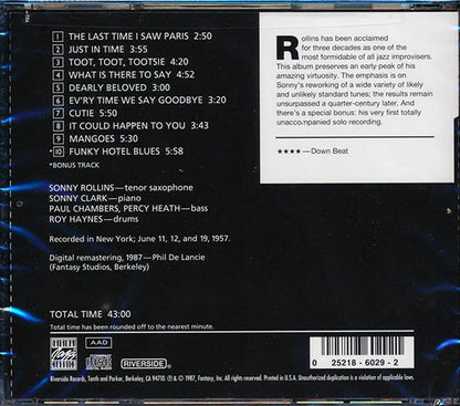 Sonny Rollins - The Sound Of Sonny (CD)