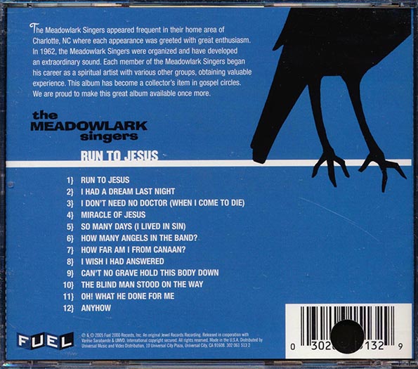 The Meadowlark Singers - Run To Jesus (CD)
