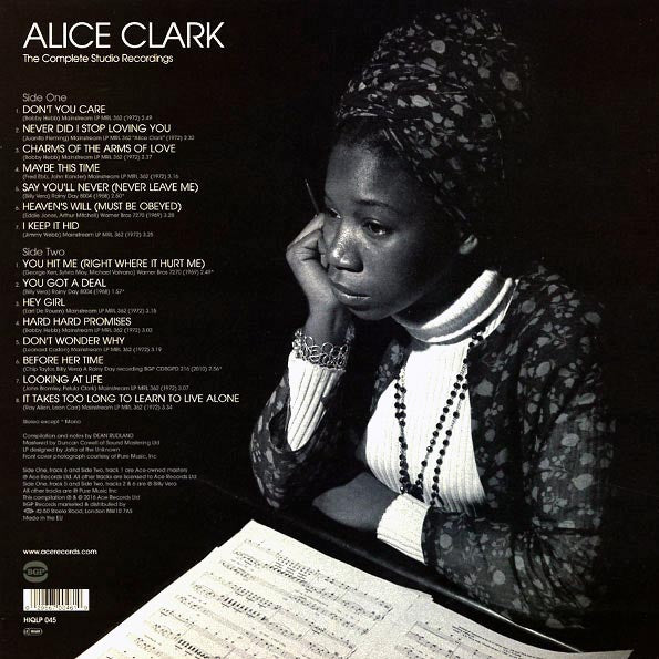 Alice Clark - The Complete Studio Recordings (LP)
