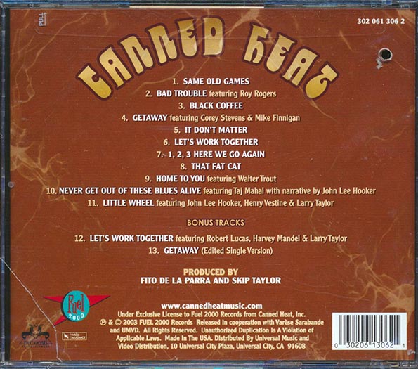 Canned Heat - Friends In The Can (CD)