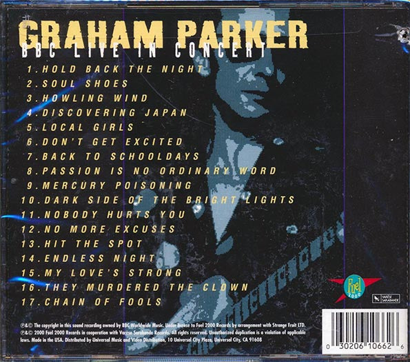 Graham Parker - BBC Live In Concert (CD)