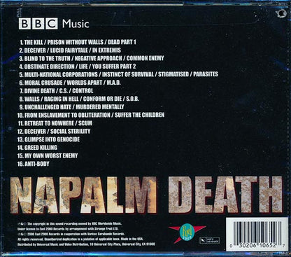 Napalm Death - The Complete Radio One Sessions (CD)