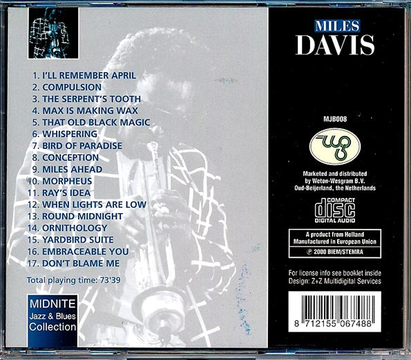 Miles Davis - Cool Jazz Classics (CD)