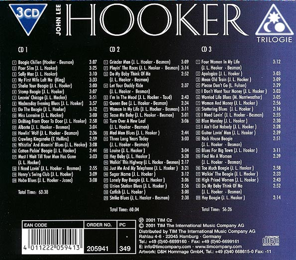 John Lee Hooker - Hommage (60 tracks) (CD)