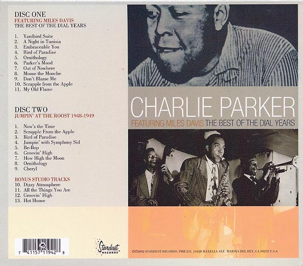 Charlie Parker - Dial Masters & Roost Sessions (24 tracks) (gold CD) (2xCD) (marked/ltd stock) (CD)