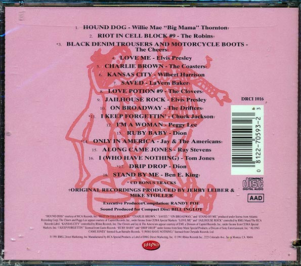 Elvis Presley, The Drifters, Tom Jones, Ben E King, Dion, Etc. - There's A Riot Goin' On! The Rock 'N' Roll Classics Of Lieber & Stoller (CD)