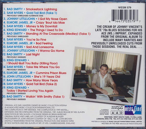 Elmore James, Bad Smitty, Sam Myers, Etc. - John Vincent Presents Genuine Mississippi Blues Plus: The Ace (Ms.) Blues Masters Volume 4 (CD)
