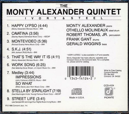 Monty Alexander Quintet - Ivory & Steel (CD)
