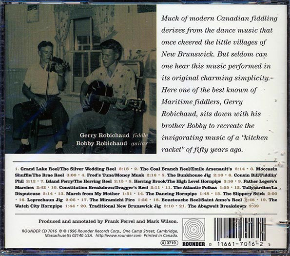 The Robichaud Brothers - The Slippery Stick: Traditional Fiddling From New Brunswick (incl. large booklet) (CD)