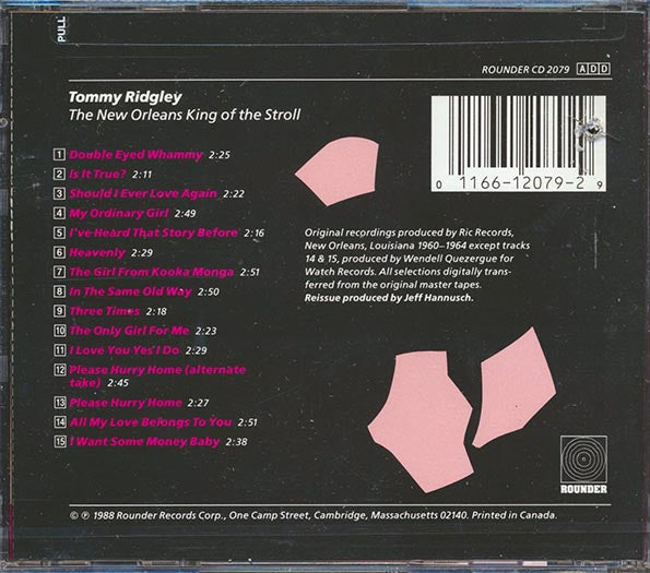Tommy Ridgley - The New Orleans King Of The Stroll (incl. large booklet) (CD)