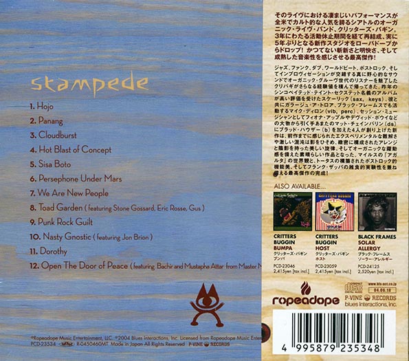 Critters Buggin - Stampede (CD)