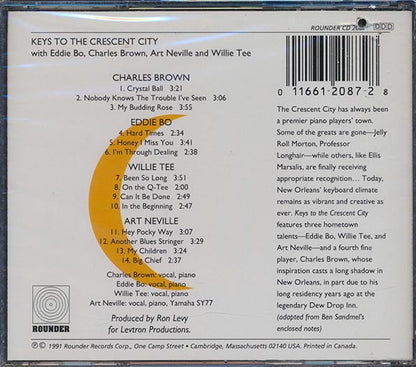 Eddie Bo, Charles Brown, Art Neville, Etc. - Keys To The Crescent City (CD)