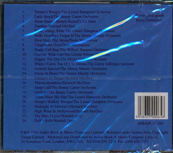 Dizzy Gillespie, The Lionel Hampton Orchestra, Wardell Gray, Etc. - California Boppers (CD)