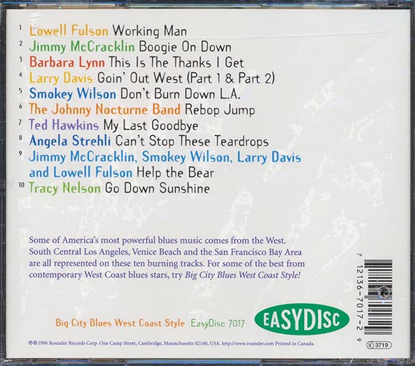 Lowell Fulson, Ted Hawkins, Smokey Wilson, Etc. - Big City Blues West Coast Style (CD)