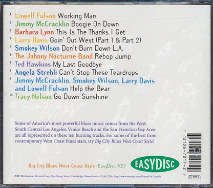 Lowell Fulson, Ted Hawkins, Smokey Wilson, Etc. - Big City Blues West Coast Style (CD)