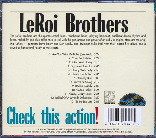 LeRoi Brothers - Check This Action! (CD)
