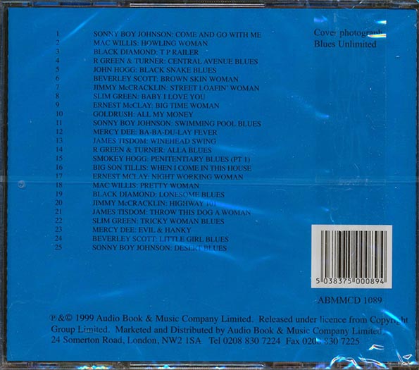 Sonny Boy Johnson, Black Diamond, John Hogg, Etc. - West Coast Down Home Blues (CD)