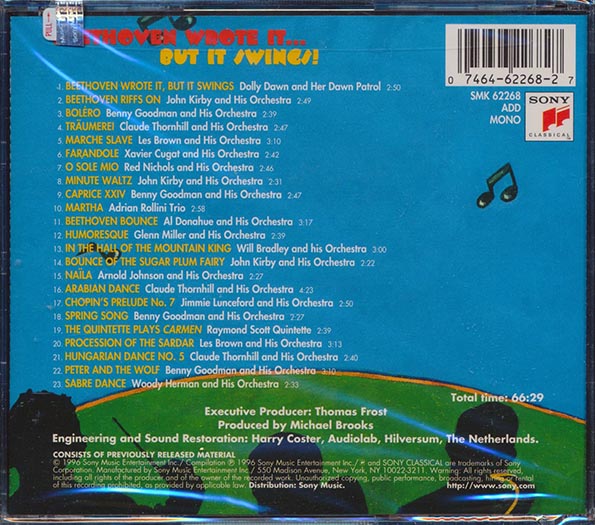 Various - Beethoven Wrote It, But It Swings! (23 tracks) (CD)