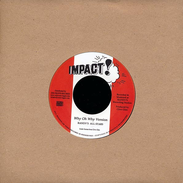 Ras Dawkins & The Wailers - Why Oh Why  /  Version (7")