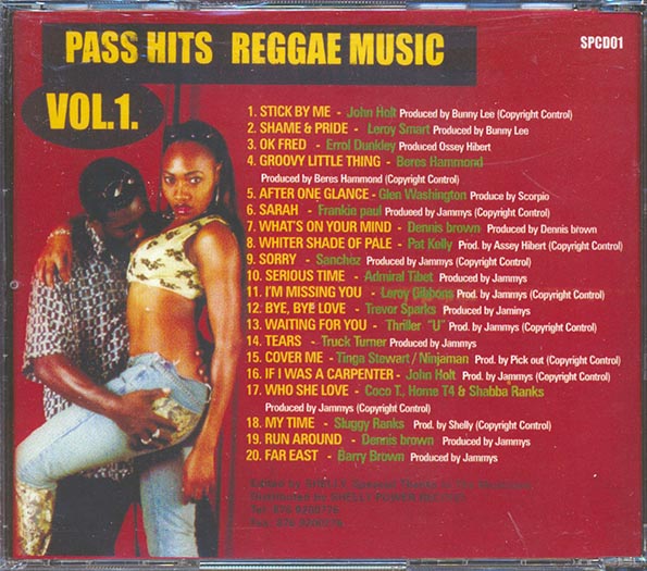 Sluggy Ranks, Barry Brown, Chuck Turner, Admiral Tibet, Etc. - Pass Hits Reggae Music Volume 1 (CD)