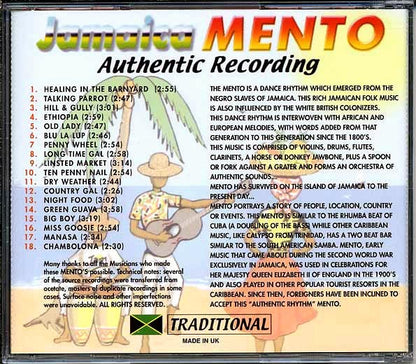 Various - Jamaica Mento Authentic Recording (CD)