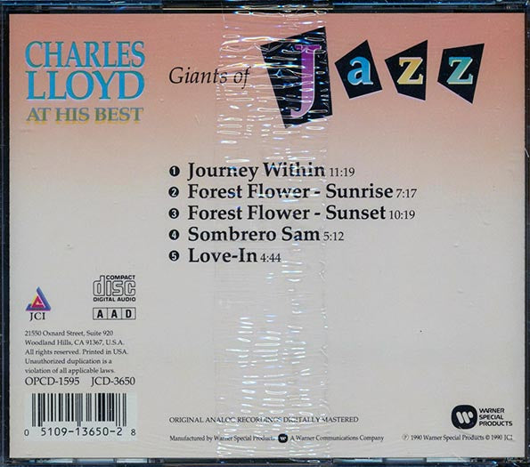 Charles Lloyd - At His Best: Giants Of Jazz 5 (CD)