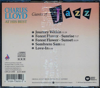 Charles Lloyd - At His Best: Giants Of Jazz 5 (CD)