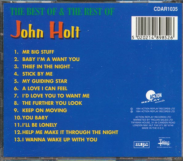 John Holt - The Best Of & The Rest Of John Holt (CD)