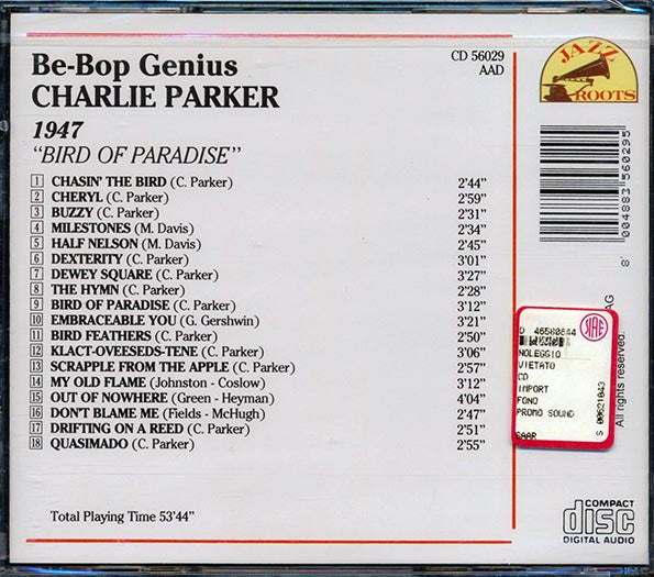 Charlie Parker - Be-Bop Genius (CD)