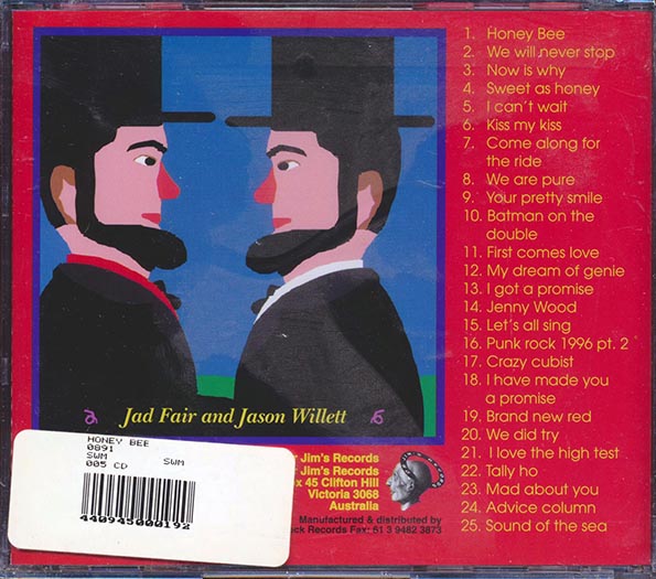 Jad Fair, Jason Willett - Honey Bee (CD)