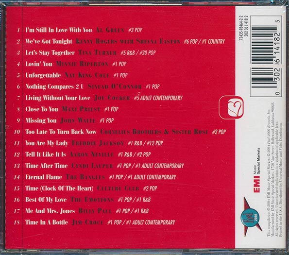 Tina Turner, Maxi Priest, Culture Club, Al Green, Etc. - World's Greatest Love Songs (CD)
