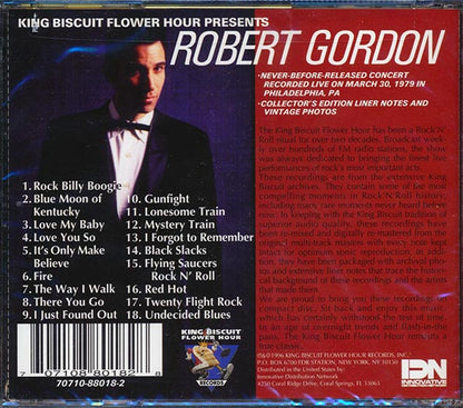 Robert Gordon - King Biscuit Flower Hour Presents In Concert (CD)