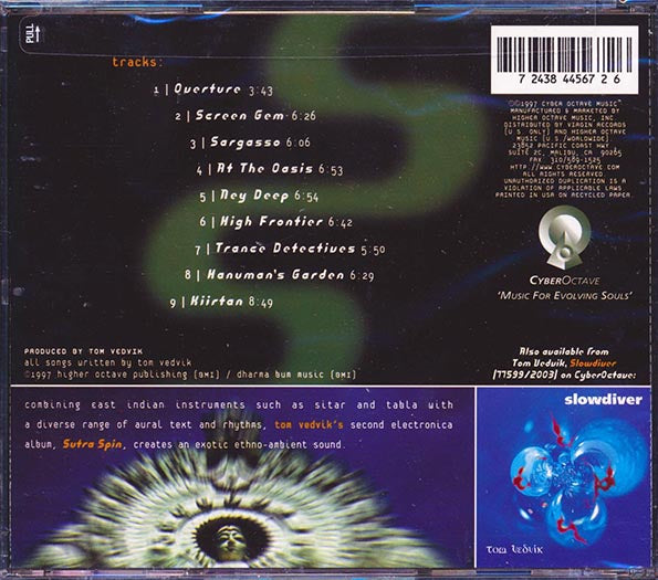 Tom Vedvik - Sutra Spin (CD)