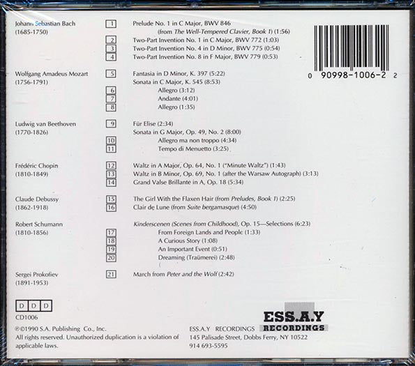 Ruth Laredo - My First Recital (CD)