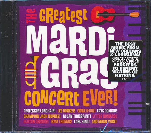 Fats Domino, Leo Dorsey, Allan Toussaint, Etc. - The Greatest Mardi Gras Concert Ever! (CD)