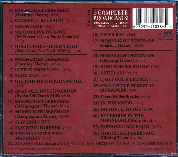 Glenn Miller & His Orchestra - Little Brown Jug: The Sustaining Remote Broadcasts Volume 3 (CD)