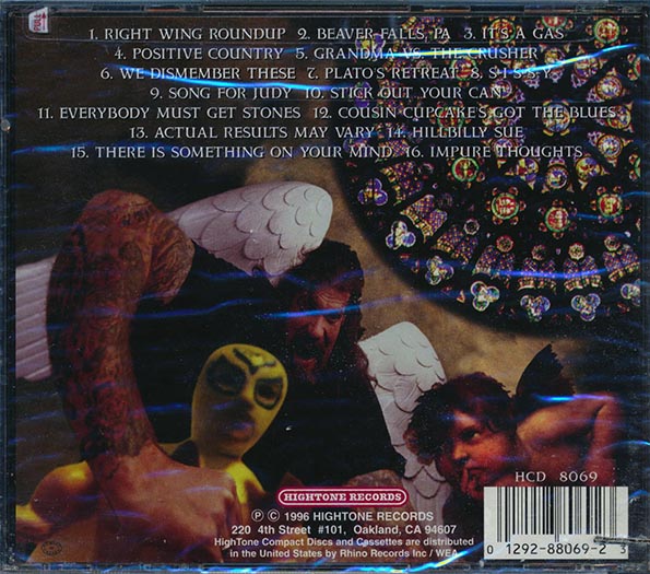 Reverend Billy C Wirtz - Songs Of Faith And Inflammation (CD)