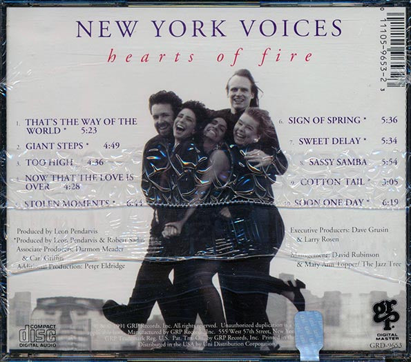 New York Voices - Hearts Of Fire (CD)