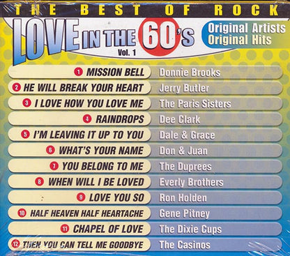 The Everly Brothers, Gene Pitney, Jerry Butler, Etc. - Love In The 60's: The Best Of Rock (CD)