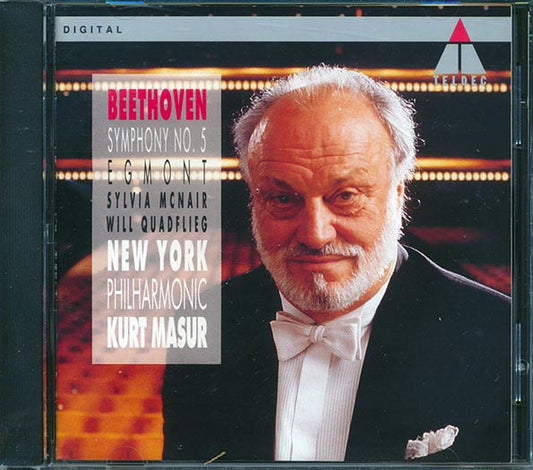 Kurt Masur, Beethoven, Egmont, New York Philharmonic - Beethovan: Symphony No. 5, OP. 67; Egmont, OP. 84 (incl. large booklet) (CD)