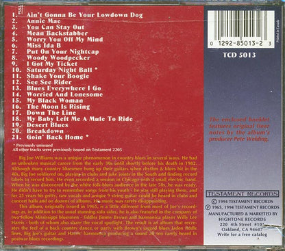Big Joe Williams - Back To The Country (21 tracks) (CD)