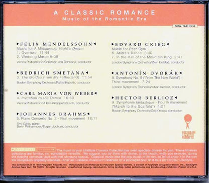 Johannes Brahms, Antonin Dvorak, Etc. - A Classic Romance: Music Of The Romantic Era (CD)