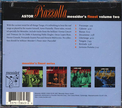 Astor Piazzolla - Messidor's Finest Volume 2 (CD)