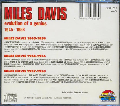 Miles Davis - Evolution Of A Genius 1945-1958 (40 tracks) (CD)