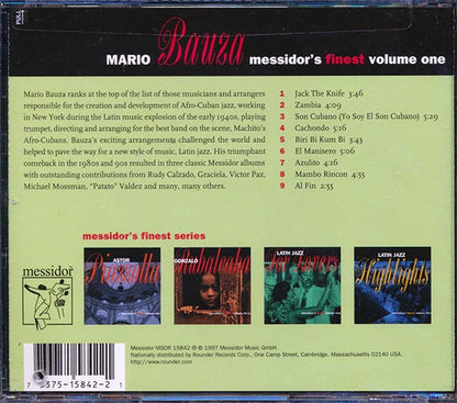 Mario Bauza - Messidor's Finest Volume 1 (CD)