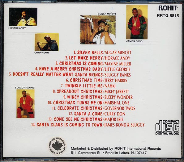 Horace Andy, Sugar Minott, Sluggy, James Bond, Etc. - Reggae Dancehall Christmas (CD)